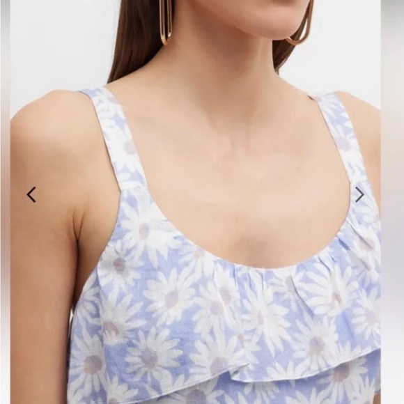 NWT Paige Tevin Floral Periwinkle Multi Maxi Dress - Picture 3 of 6